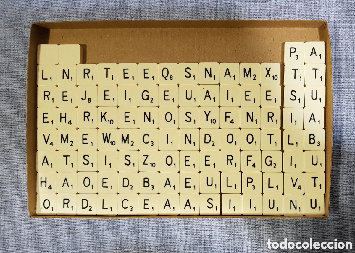 Juegos de mesa: SCRABBLE EDICION FRANCESA. FABRICADO EN INGLATERRA - Foto 3