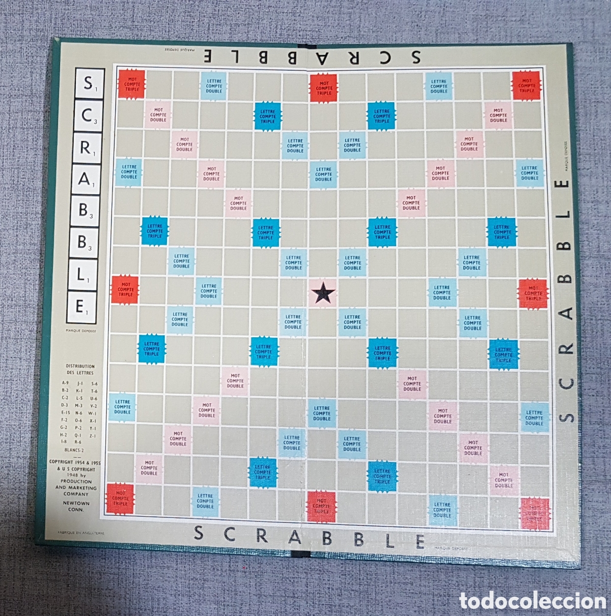 Juegos de mesa: SCRABBLE EDICION FRANCESA. FABRICADO EN INGLATERRA - Foto 4