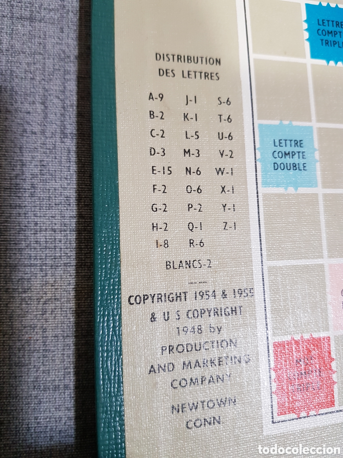 Juegos de mesa: SCRABBLE EDICION FRANCESA. FABRICADO EN INGLATERRA - Foto 5