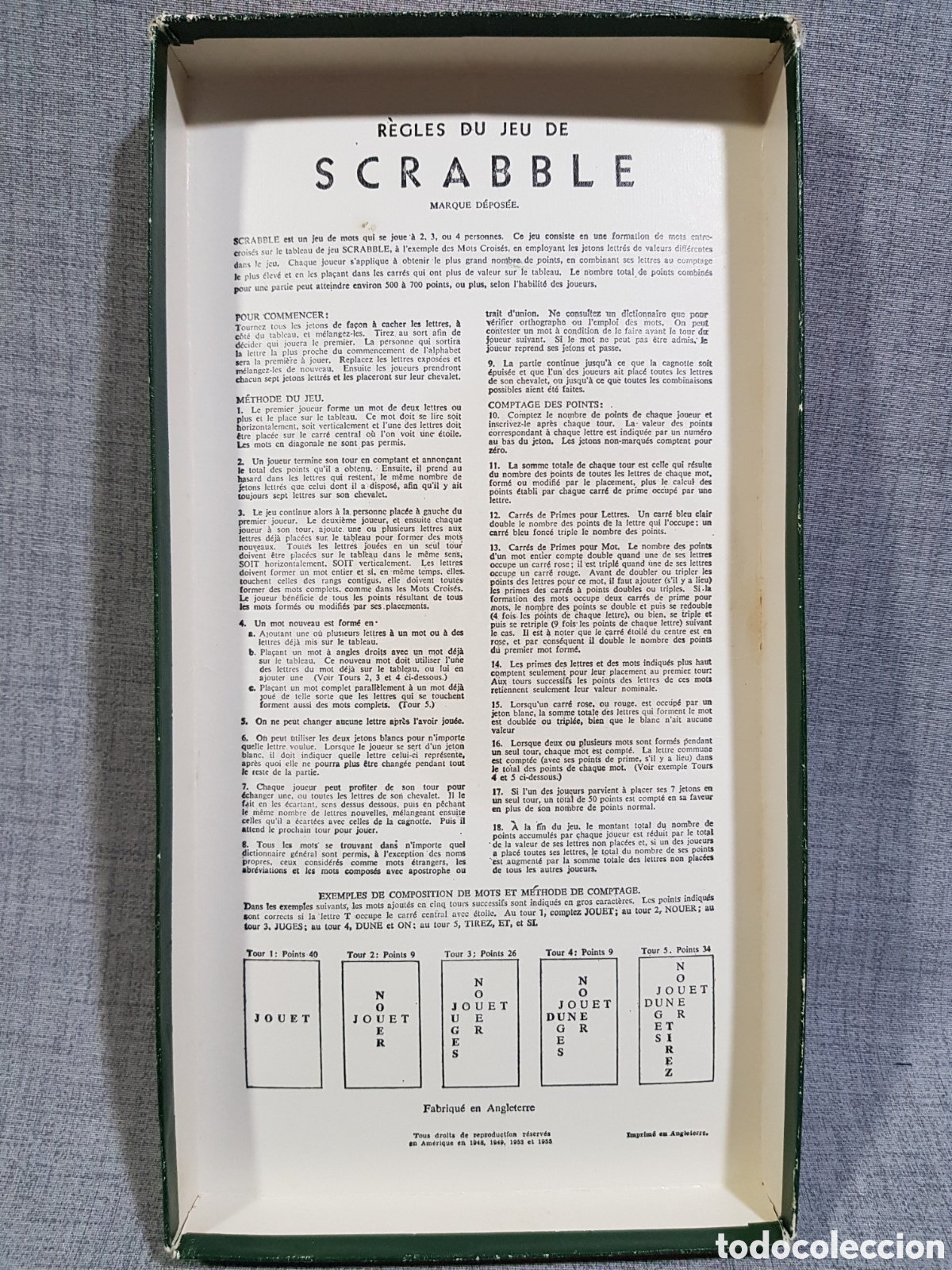 Juegos de mesa: SCRABBLE EDICION FRANCESA. FABRICADO EN INGLATERRA - Foto 11