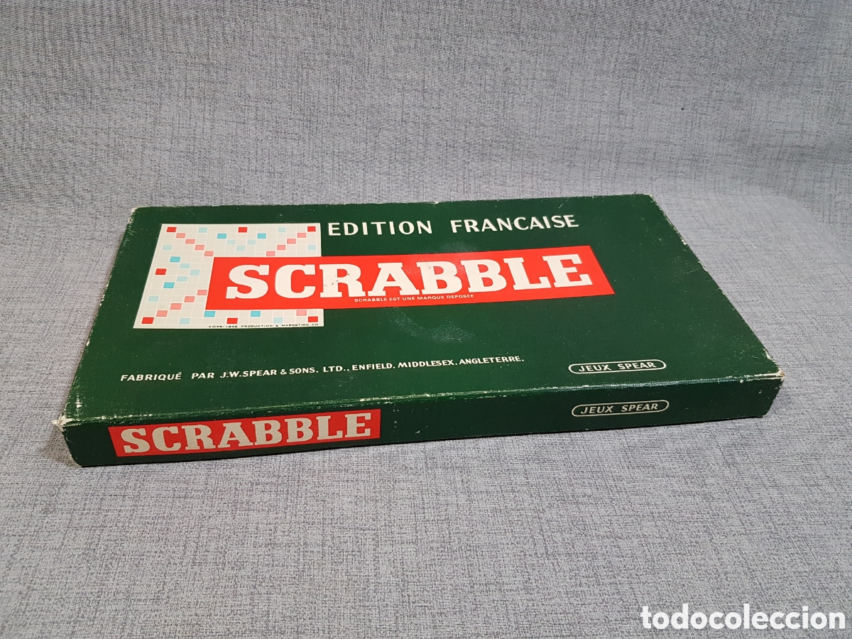Juegos de mesa: SCRABBLE EDICION FRANCESA. FABRICADO EN INGLATERRA - Foto 1