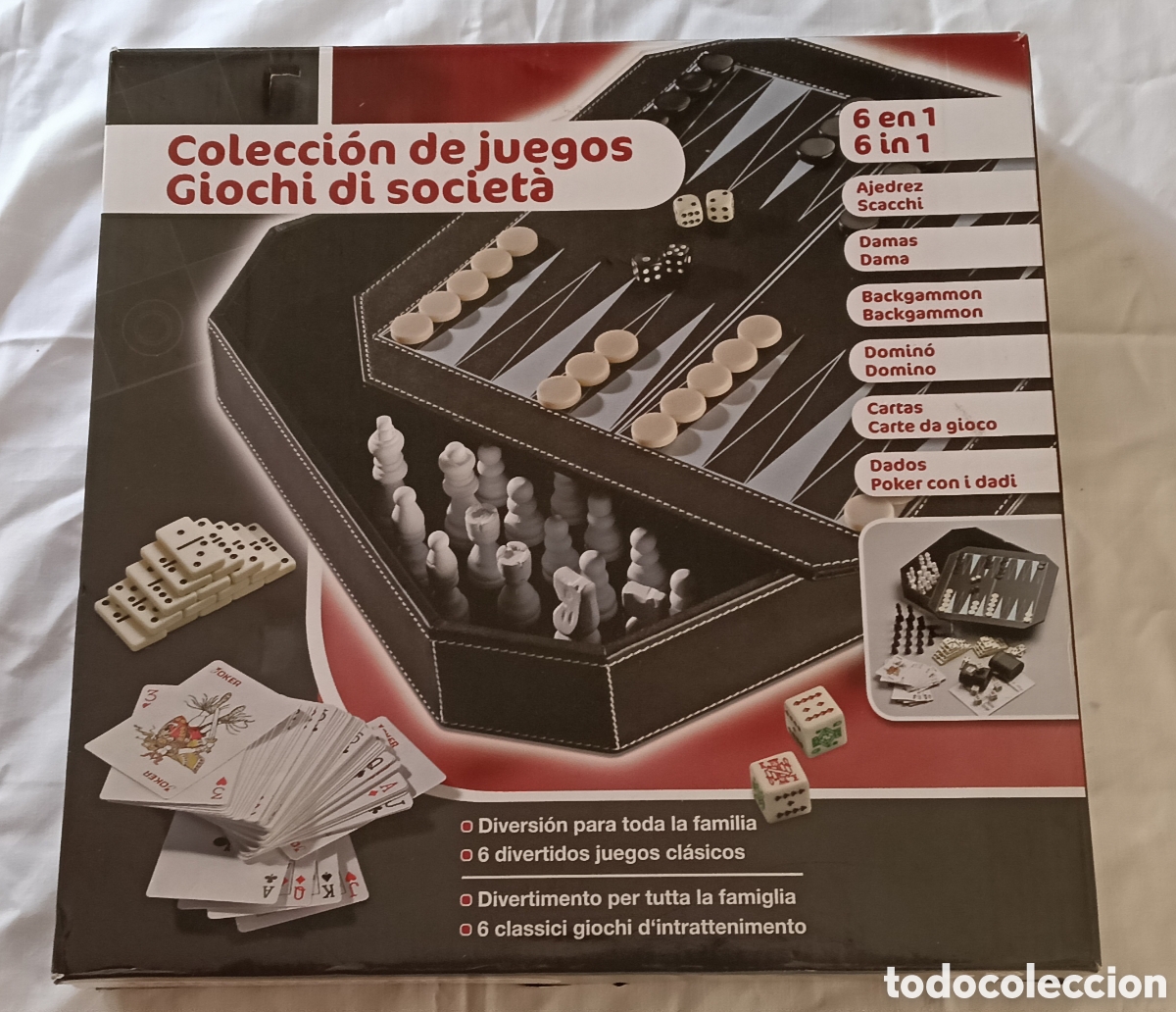 Juegos de mesa: Colecci&oacute;n de juegos ,- 6 en 1 - Foto 1