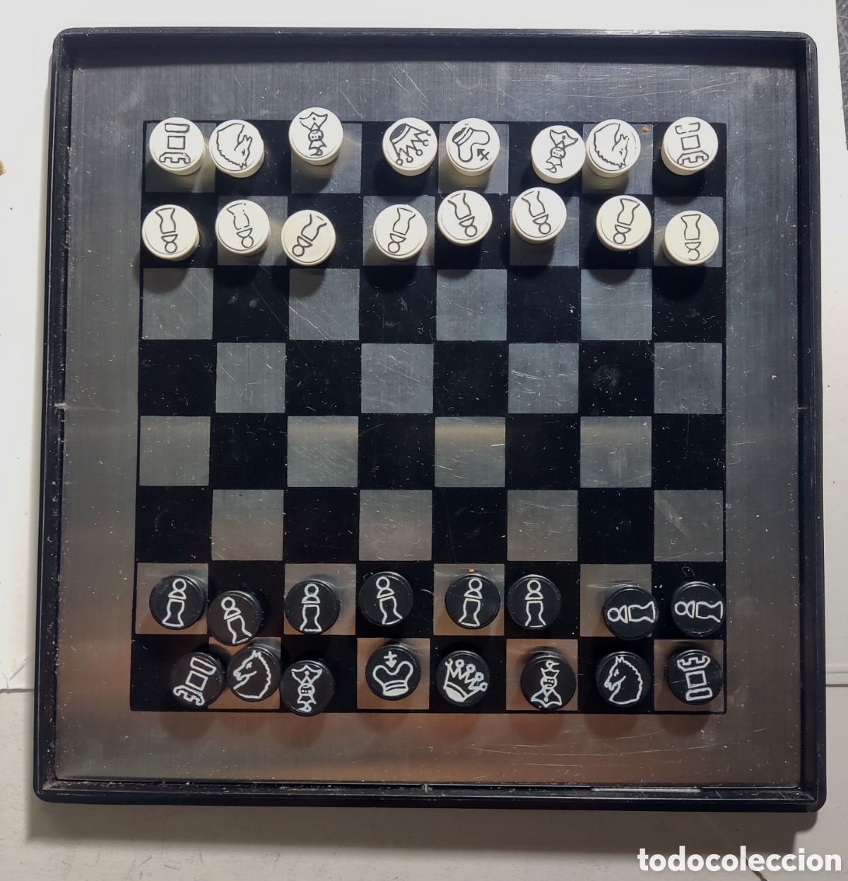 Juegos de mesa: AJEDREZ MAGN&Eacute;TICO A&Ntilde;OS 70 RIMA - Foto 2