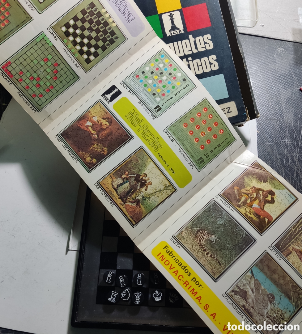 Juegos de mesa: AJEDREZ MAGN&Eacute;TICO A&Ntilde;OS 70 RIMA - Foto 7