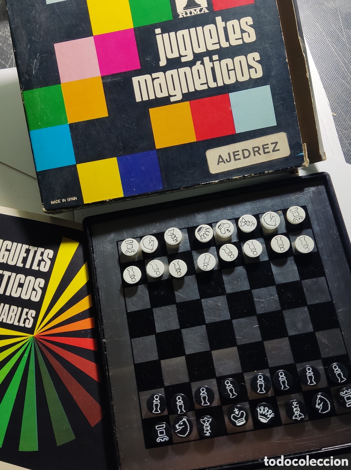 Juegos de mesa: AJEDREZ MAGN&Eacute;TICO A&Ntilde;OS 70 RIMA - Foto 1