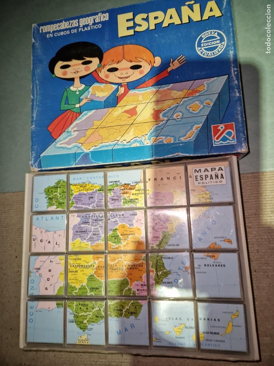 Juegos de mesa: ROMPECABEZAS MAPA DE ESPA&Ntilde;A DE DALMAU - Foto 1