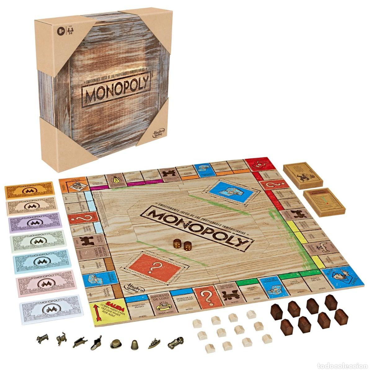 Juegos de mesa: MONOPOLY VINTAGE CAJA DE MADERA - Foto 2