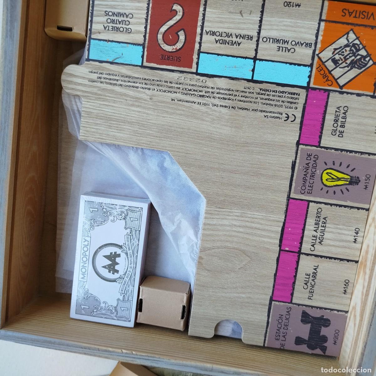 Juegos de mesa: MONOPOLY VINTAGE CAJA DE MADERA - Foto 7