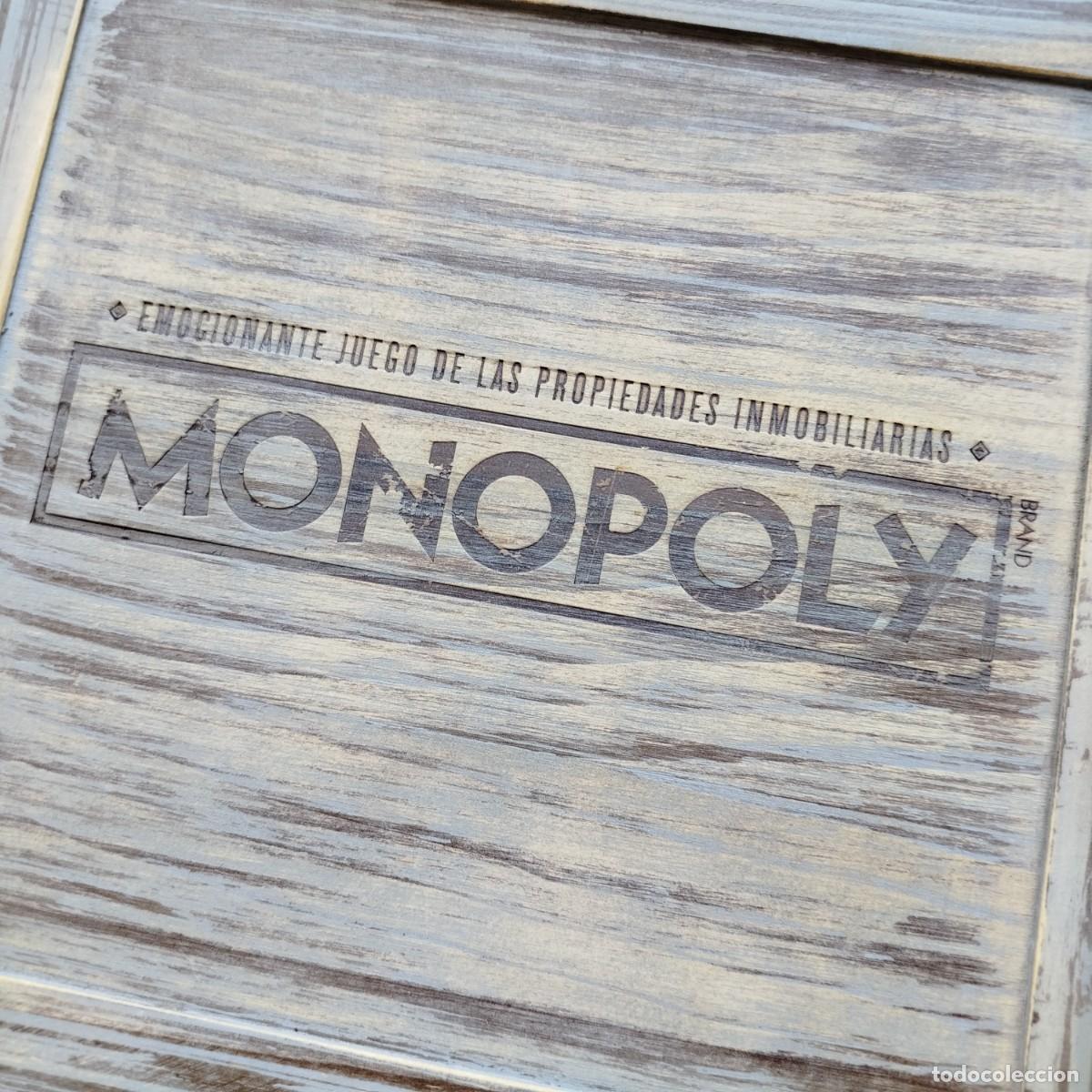 Juegos de mesa: MONOPOLY VINTAGE CAJA DE MADERA - Foto 12