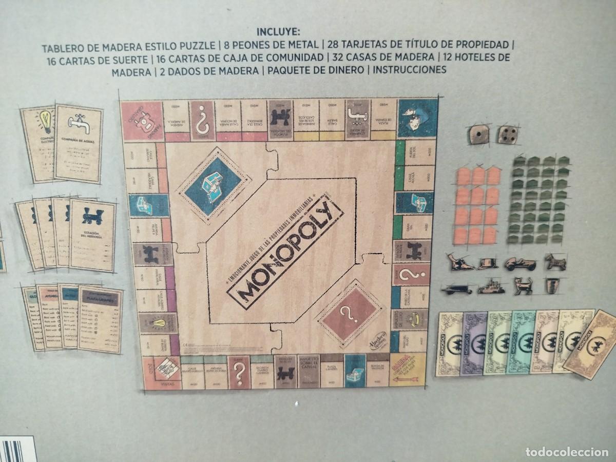 Juegos de mesa: MONOPOLY VINTAGE CAJA DE MADERA - Foto 13