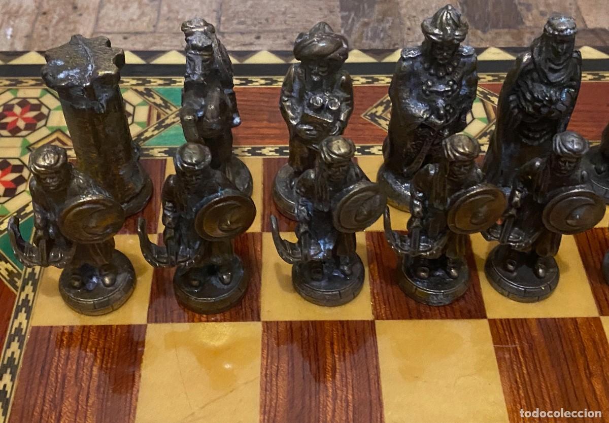 Juegos de mesa: Ajedrez moros y cristianos, de gran tama&ntilde;o. - Foto 3