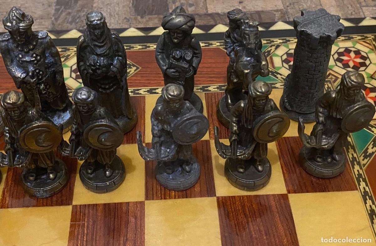 Juegos de mesa: Ajedrez moros y cristianos, de gran tama&ntilde;o. - Foto 4