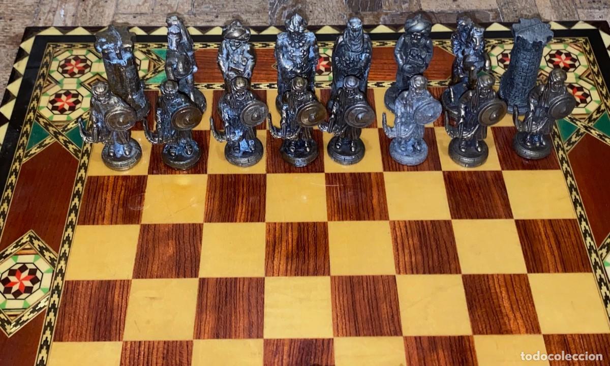 Juegos de mesa: Ajedrez moros y cristianos, de gran tama&ntilde;o. - Foto 5