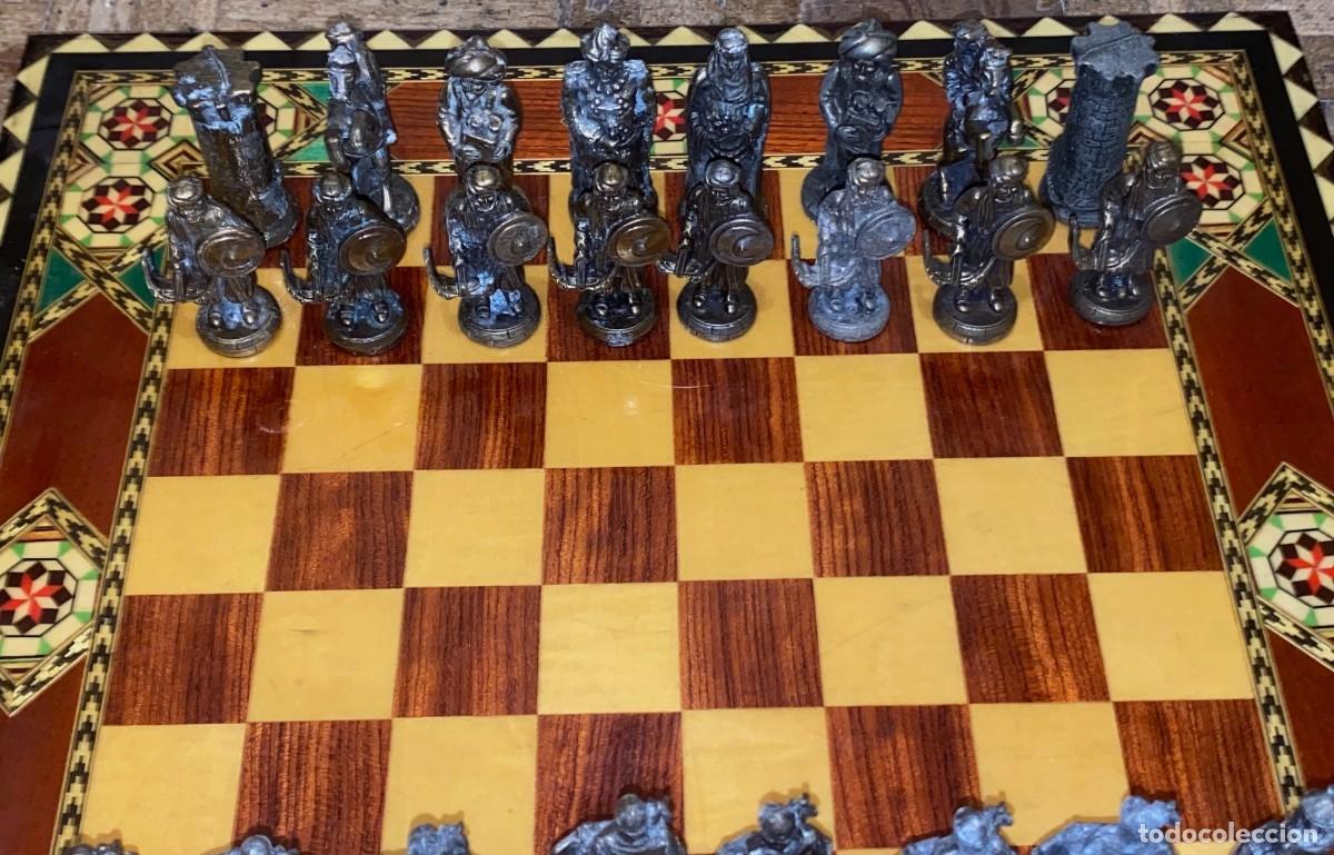 Juegos de mesa: Ajedrez moros y cristianos, de gran tama&ntilde;o. - Foto 6
