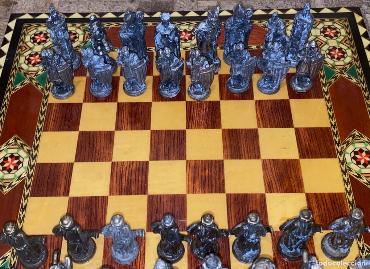 Juegos de mesa: Ajedrez moros y cristianos, de gran tama&ntilde;o. - Foto 7