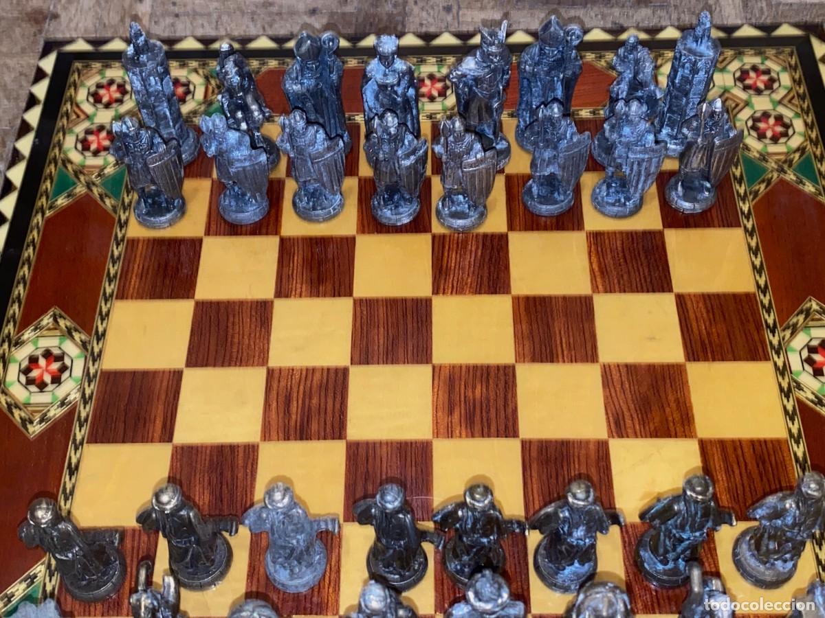 Juegos de mesa: Ajedrez moros y cristianos, de gran tama&ntilde;o. - Foto 8