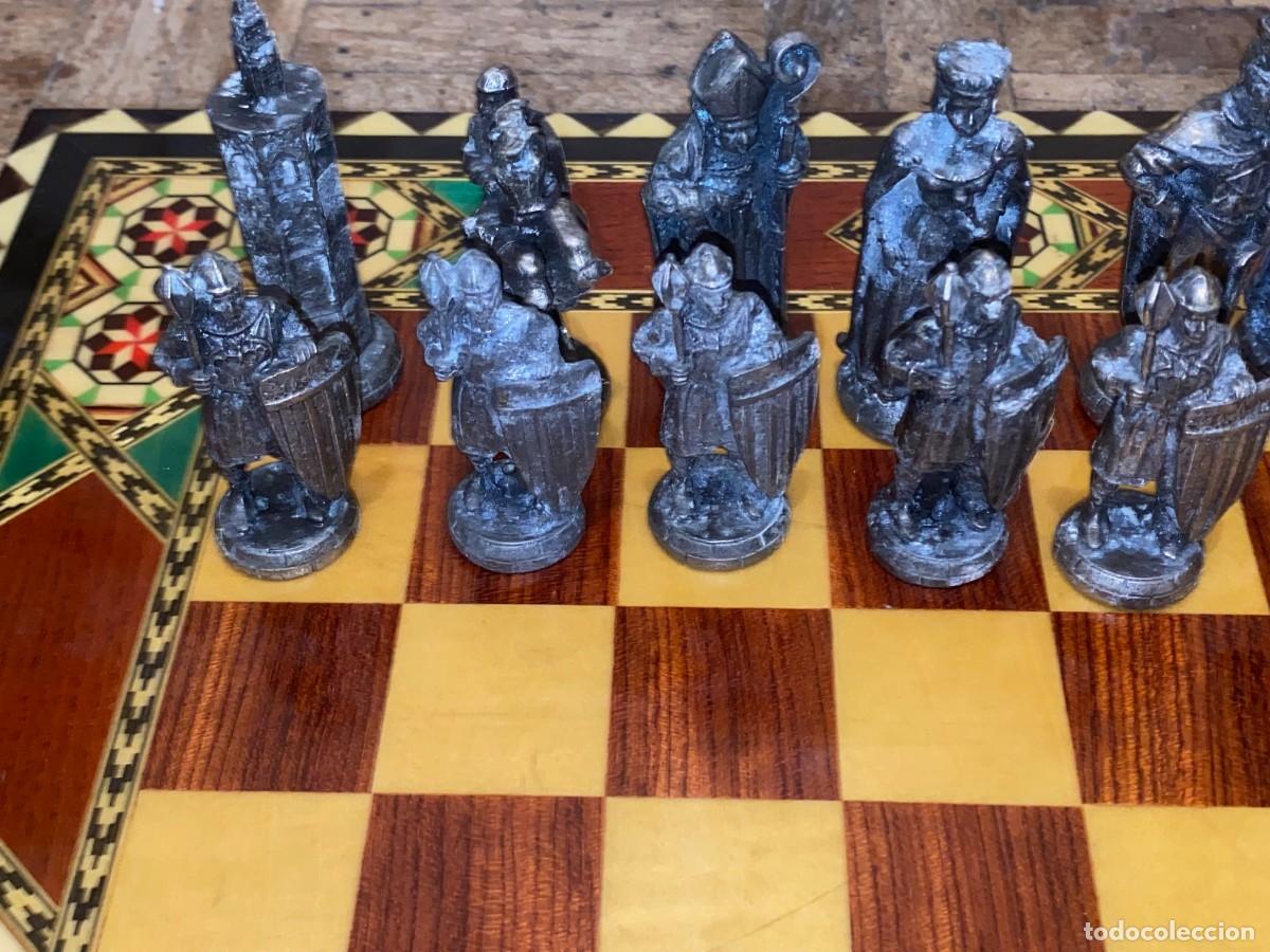 Juegos de mesa: Ajedrez moros y cristianos, de gran tama&ntilde;o. - Foto 9
