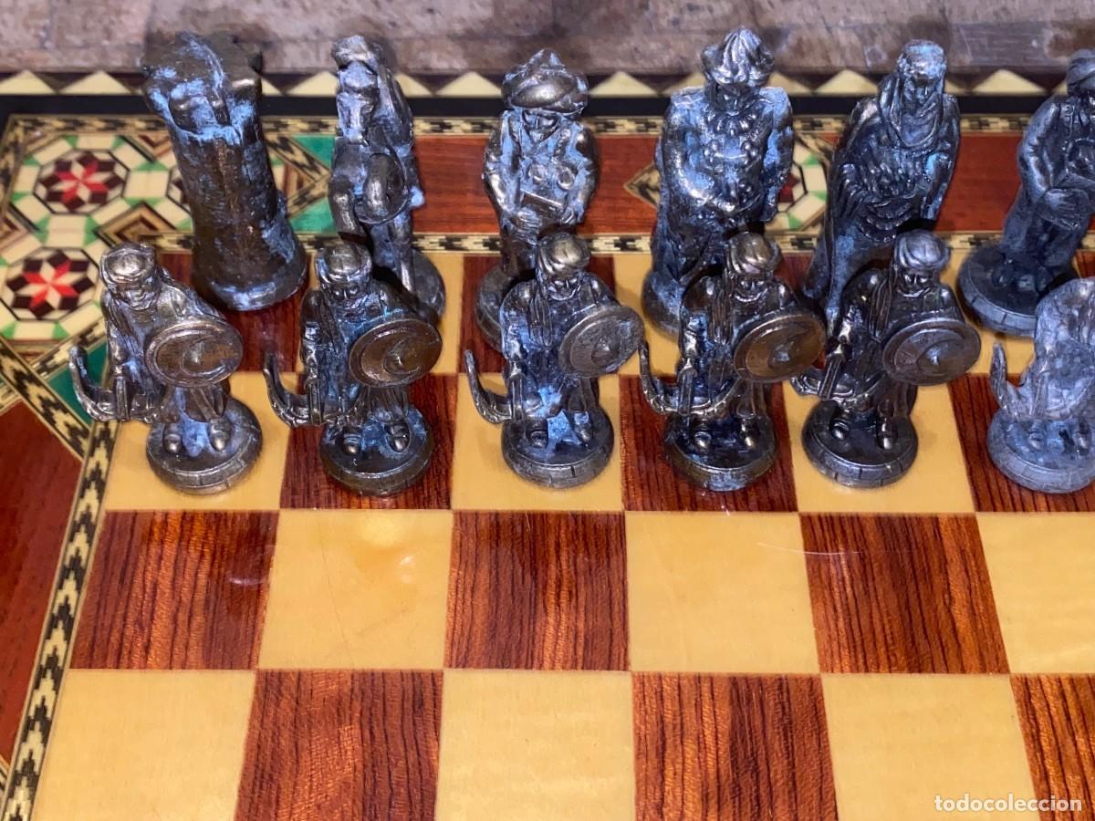 Juegos de mesa: Ajedrez moros y cristianos, de gran tama&ntilde;o. - Foto 11