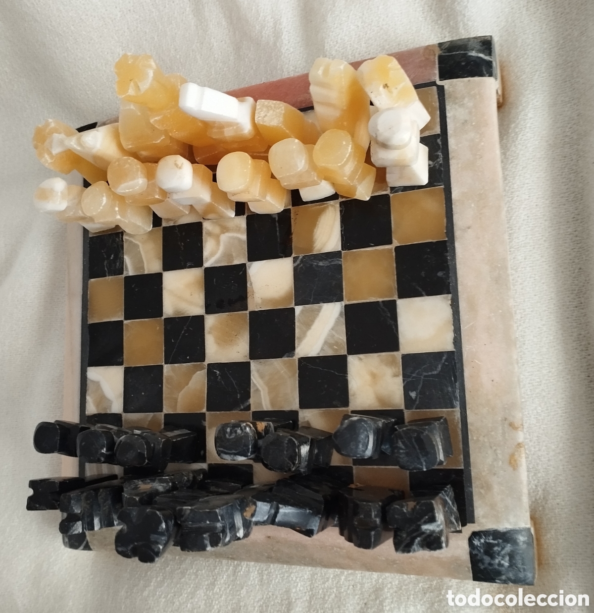 Juegos de mesa: Antiguo Ajedrez de Marmol - Foto 3
