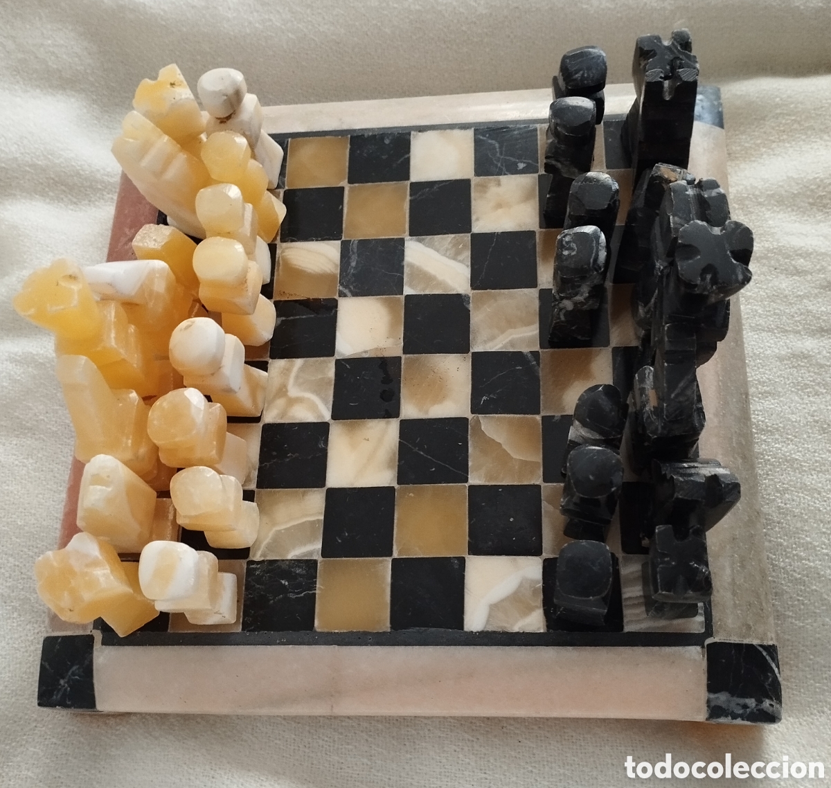Juegos de mesa: Antiguo Ajedrez de Marmol - Foto 4
