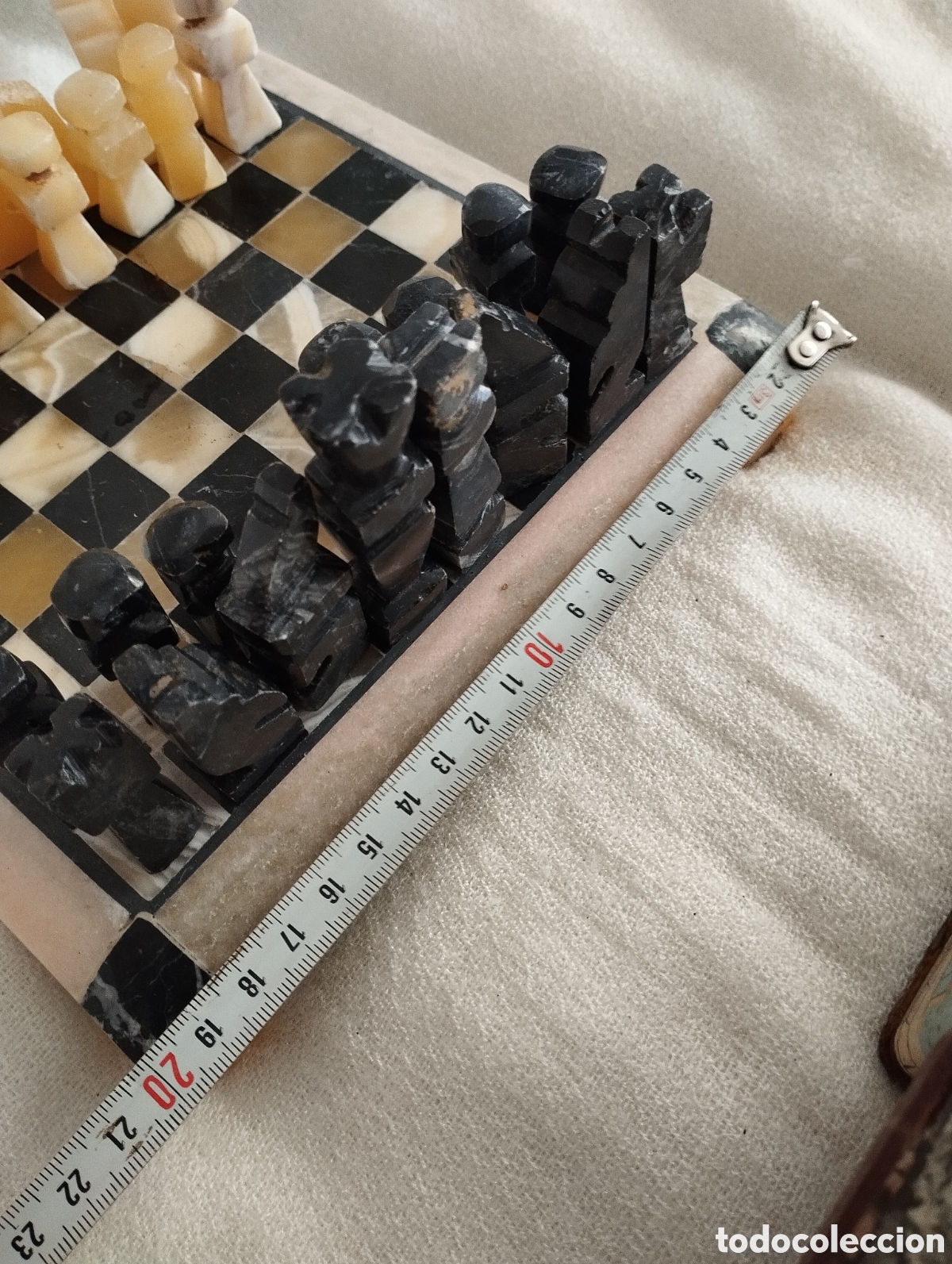 Juegos de mesa: Antiguo Ajedrez de Marmol - Foto 5