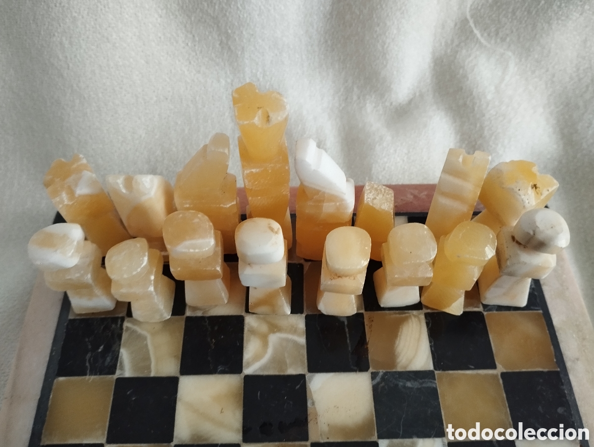 Juegos de mesa: Antiguo Ajedrez de Marmol - Foto 6