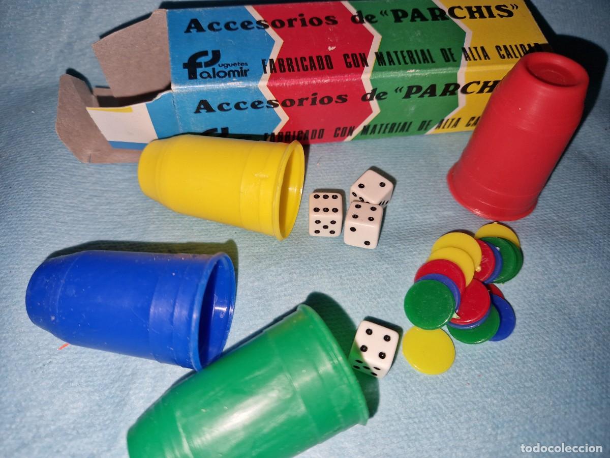 Juegos de mesa: PARCHIS FICHAS DE FALOMIR