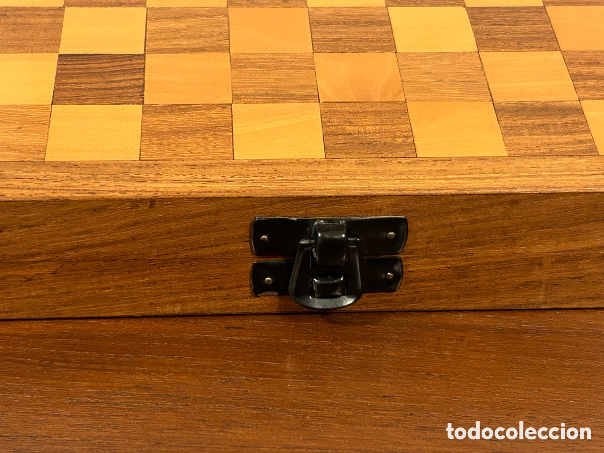 Juegos de mesa: AJEDREZ DE VIAJE. MADERA - Foto 3
