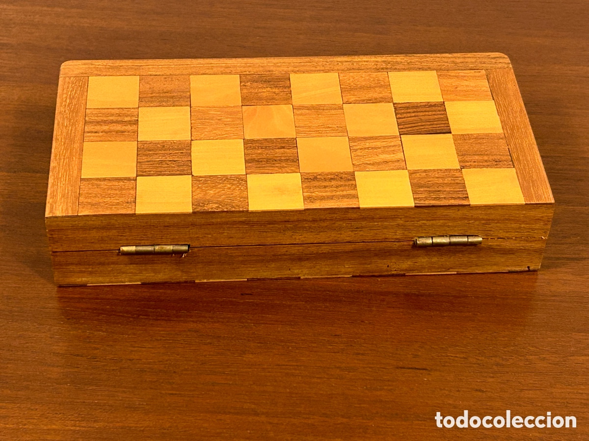 Juegos de mesa: AJEDREZ DE VIAJE. MADERA - Foto 4