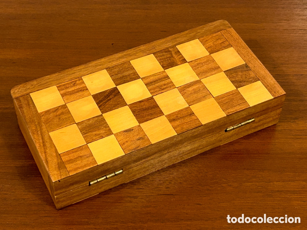 Juegos de mesa: AJEDREZ DE VIAJE. MADERA - Foto 5