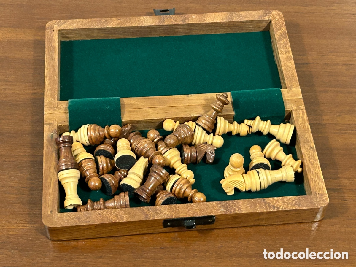 Juegos de mesa: AJEDREZ DE VIAJE. MADERA - Foto 6