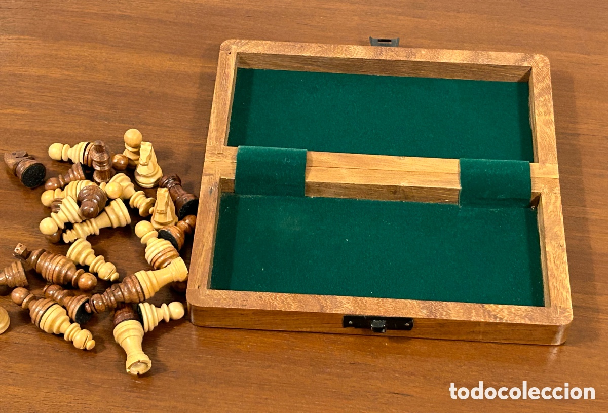 Juegos de mesa: AJEDREZ DE VIAJE. MADERA - Foto 7