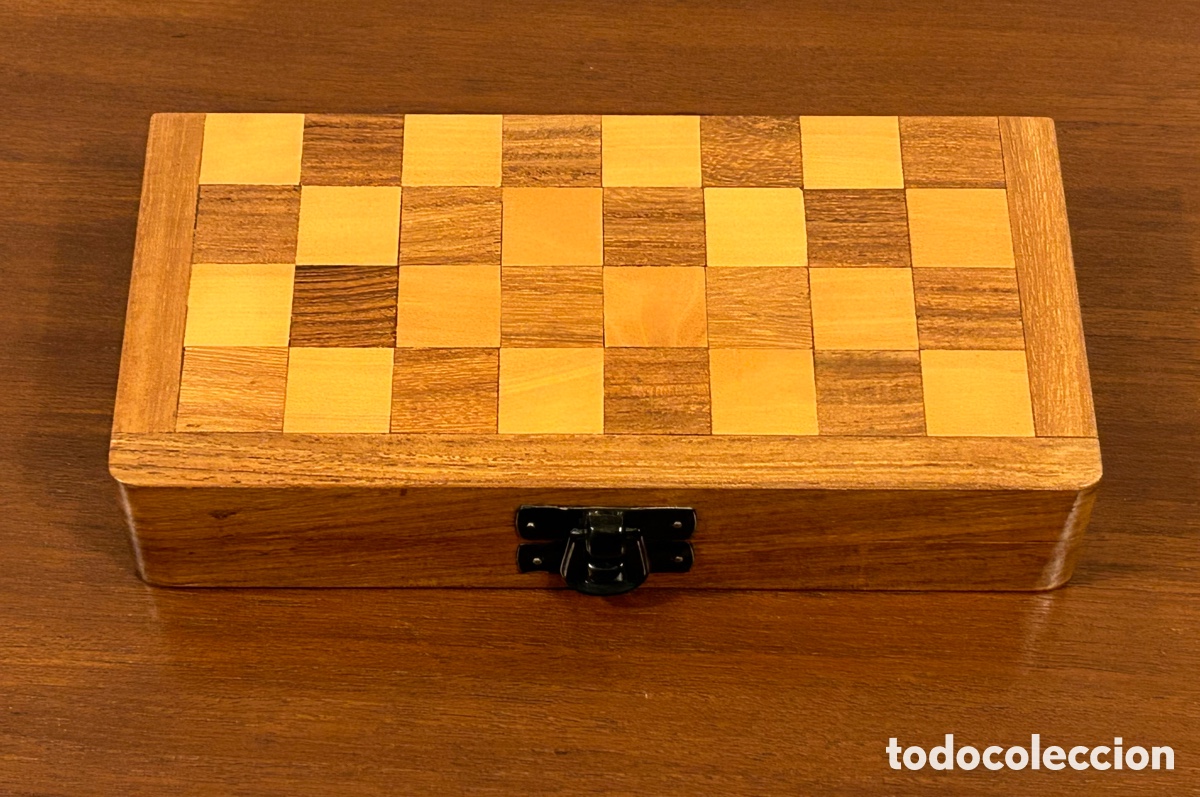 Juegos de mesa: AJEDREZ DE VIAJE. MADERA - Foto 2