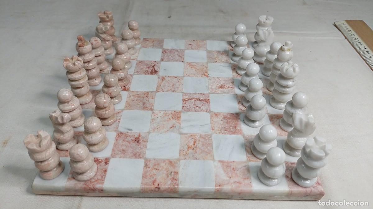 Juegos de mesa: Juego de ajedrez en marmol - Foto 1