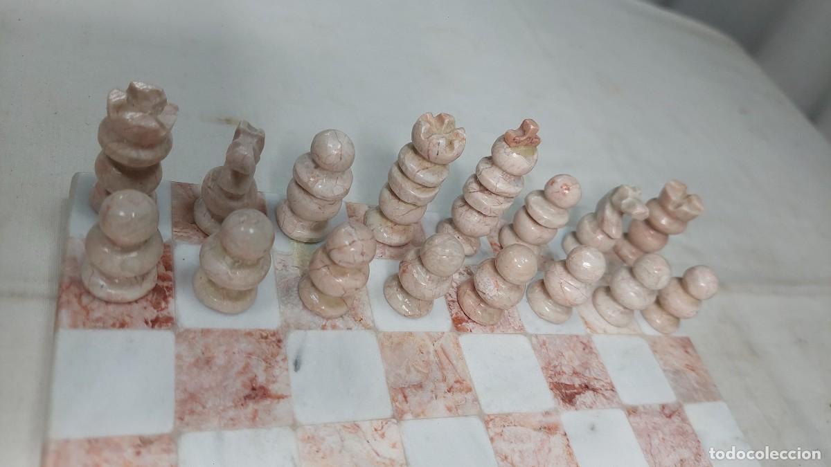 Juegos de mesa: Juego de ajedrez en marmol - Foto 2