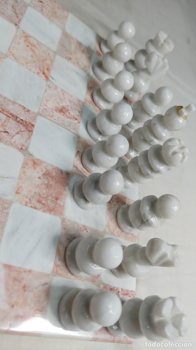 Juegos de mesa: Juego de ajedrez en marmol - Foto 3