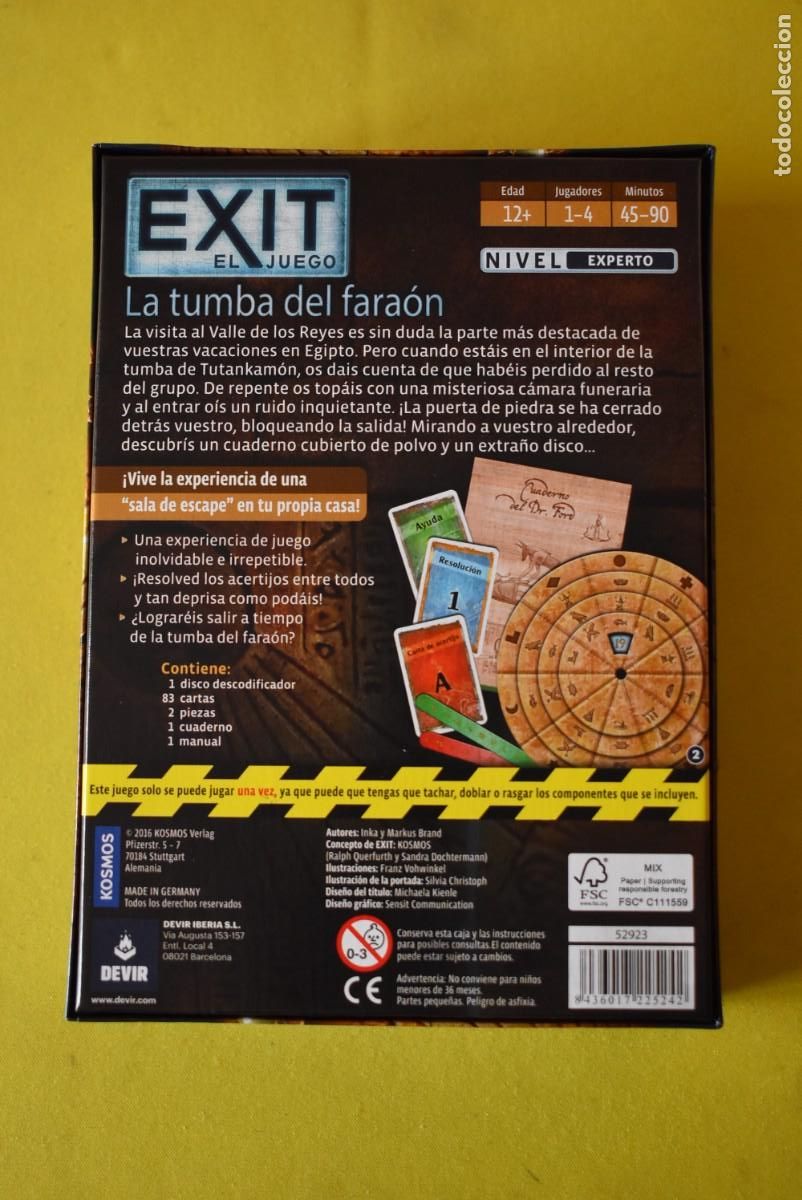 Juegos de mesa: Juego de mesa Exit. Nuevo sin usar. En perfecto estado y completo - Foto 8