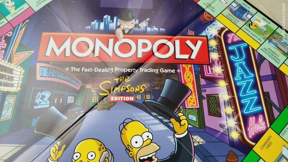 Juegos de mesa: MONOPOLY SIMPSONS SIN BILLETES VERSION INGLESA - Foto 4