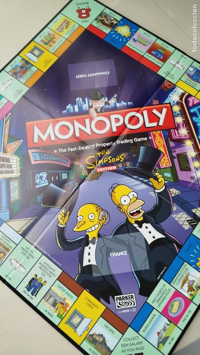 Juegos de mesa: MONOPOLY SIMPSONS SIN BILLETES VERSION INGLESA - Foto 5