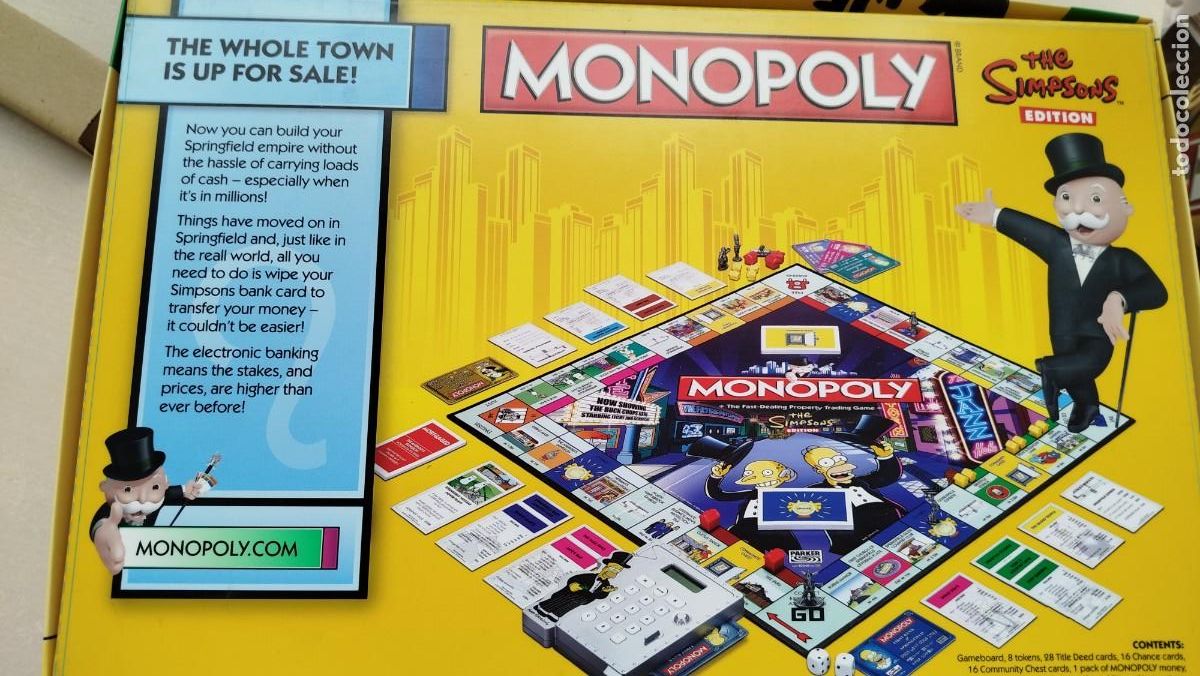 Juegos de mesa: MONOPOLY SIMPSONS SIN BILLETES VERSION INGLESA - Foto 7