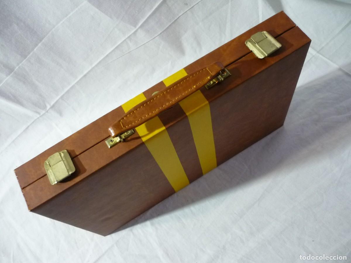 Juegos de mesa: Malet&iacute;n Backhammon deluxe, sin uso - Foto 3