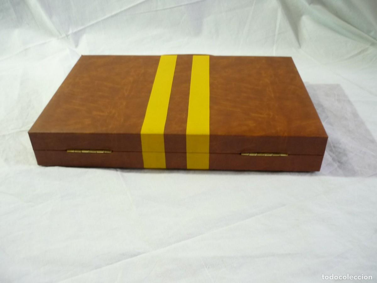 Juegos de mesa: Malet&iacute;n Backhammon deluxe, sin uso - Foto 9