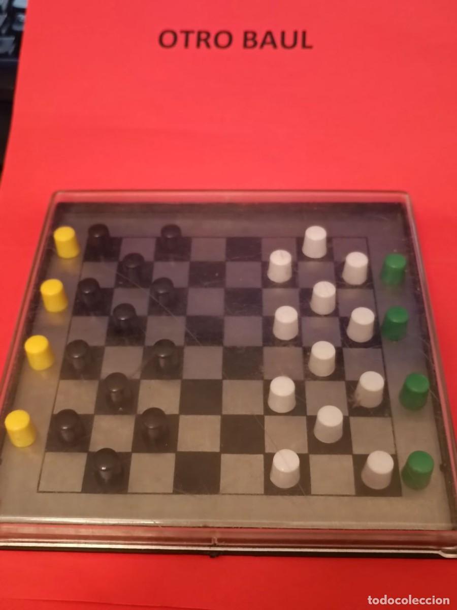 Juegos de mesa: TABLERO IMANTADO JUEGO DAMAS - Foto 1