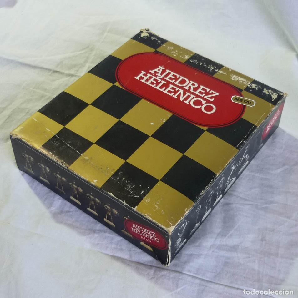 Juegos de mesa: Ajedrez Hel&eacute;nico en metal Chicco - Foto 1