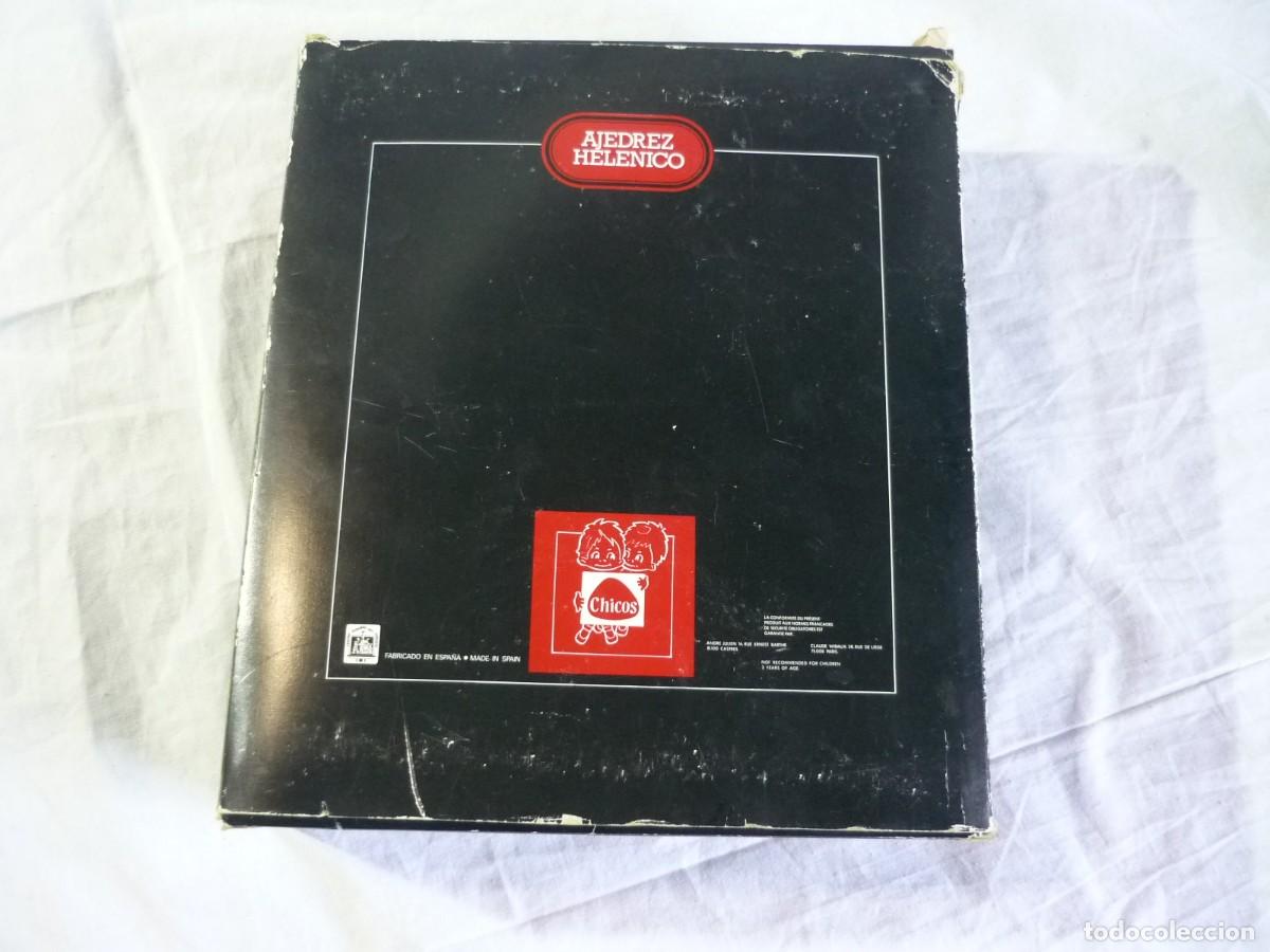 Juegos de mesa: Ajedrez Hel&eacute;nico en metal Chicco - Foto 4