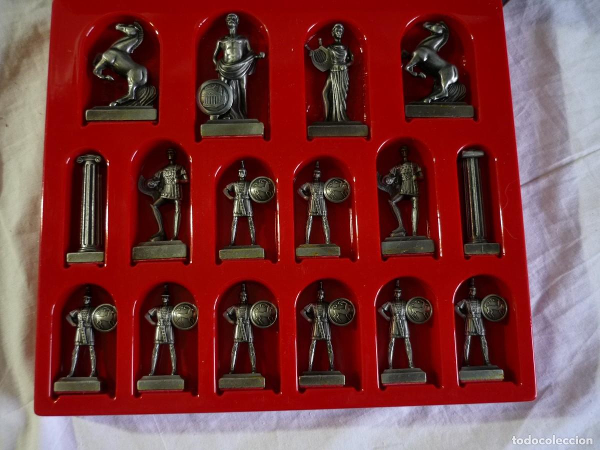 Juegos de mesa: Ajedrez Hel&eacute;nico en metal Chicco - Foto 6