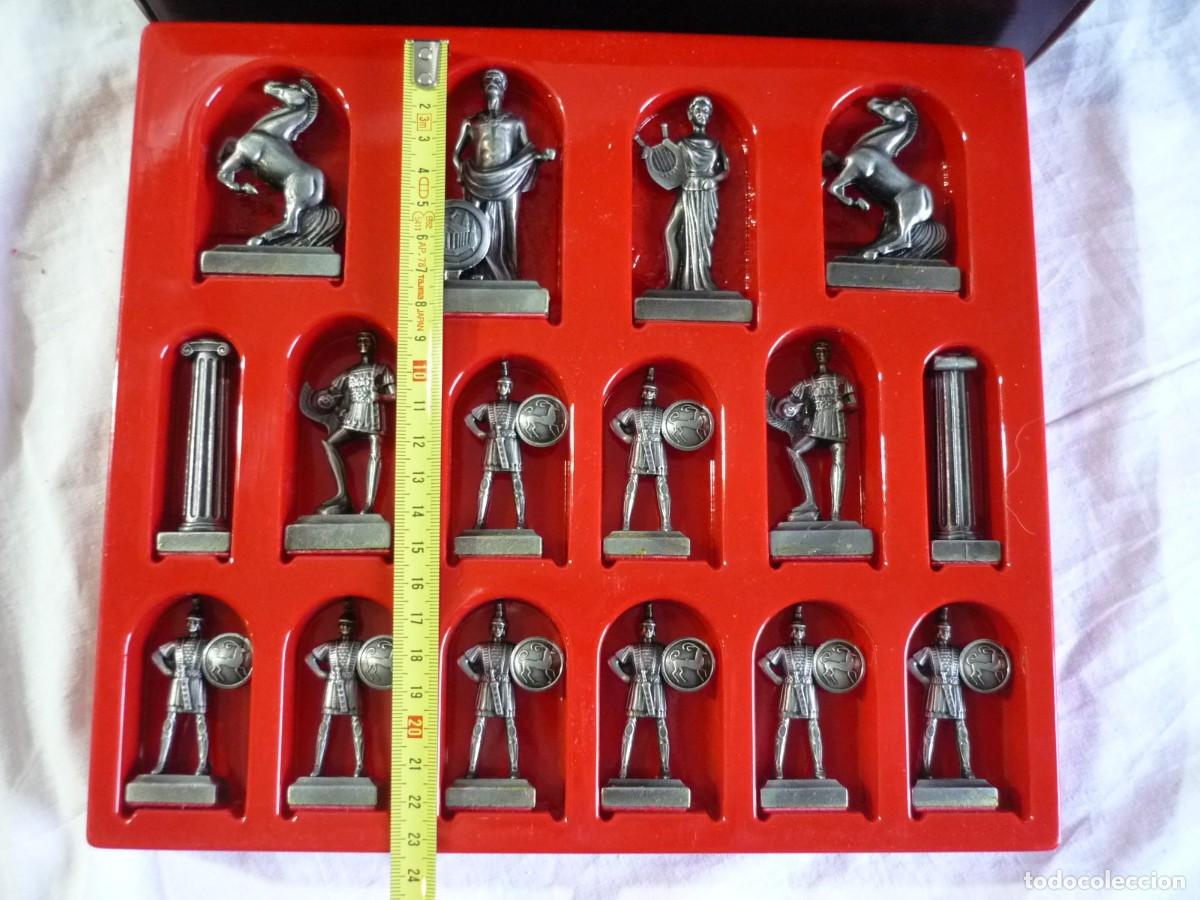 Juegos de mesa: Ajedrez Hel&eacute;nico en metal Chicco - Foto 7