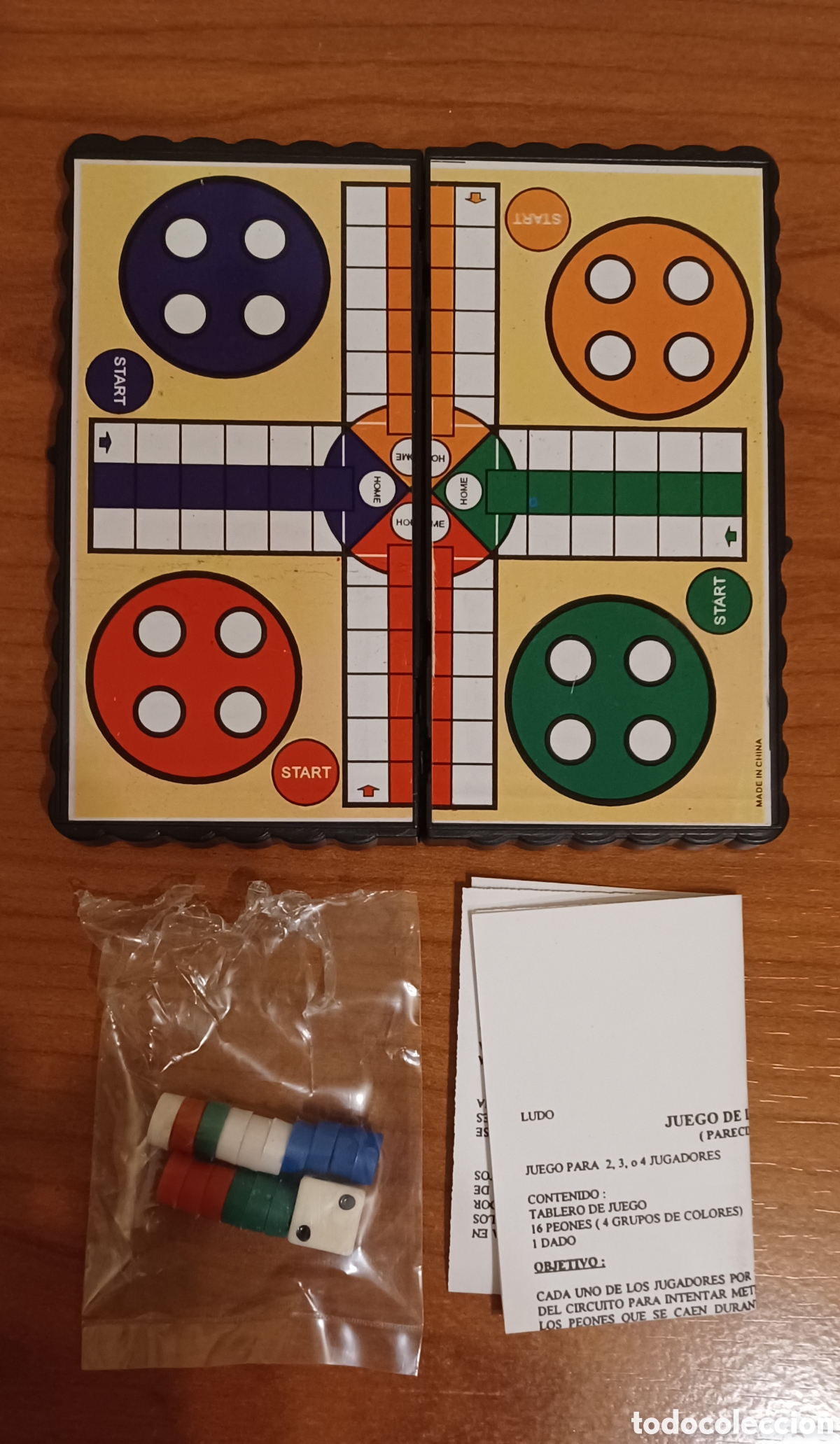 Juegos de mesa: Parch&iacute;s magn&eacute;tico de bolsillo - Foto 3