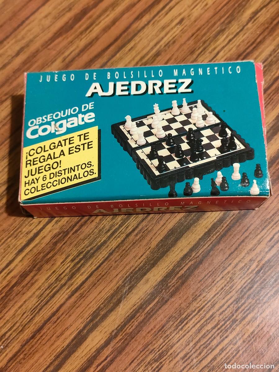 Juegos de mesa: MINI AJEDREZ MAGNETICO A&Ntilde;OS 70 OBSEQUIO COLGATE - Foto 1