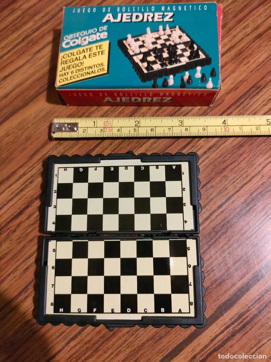 Juegos de mesa: MINI AJEDREZ MAGNETICO A&Ntilde;OS 70 OBSEQUIO COLGATE - Foto 8